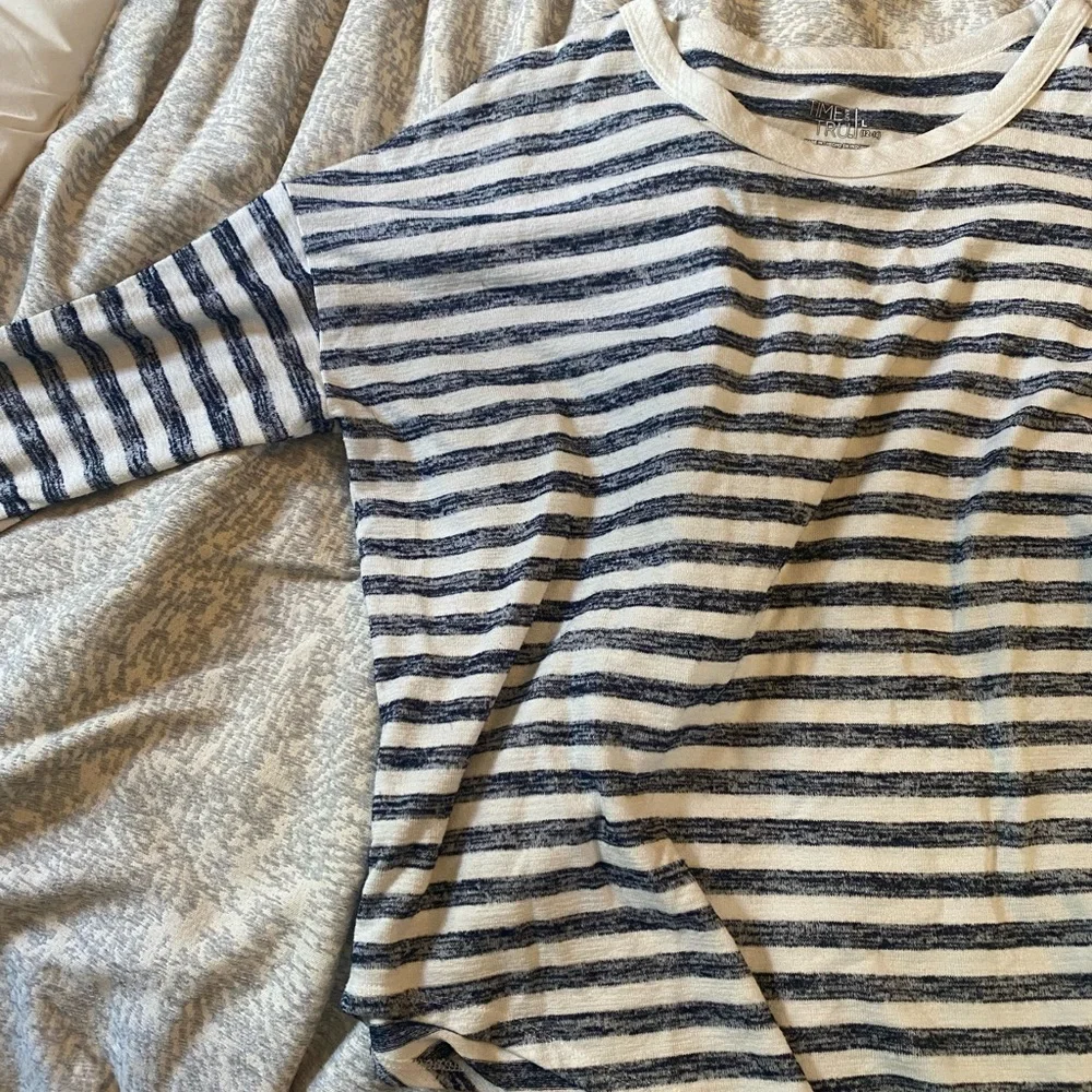 Navy and White Striped Top - Picture 2 of 3